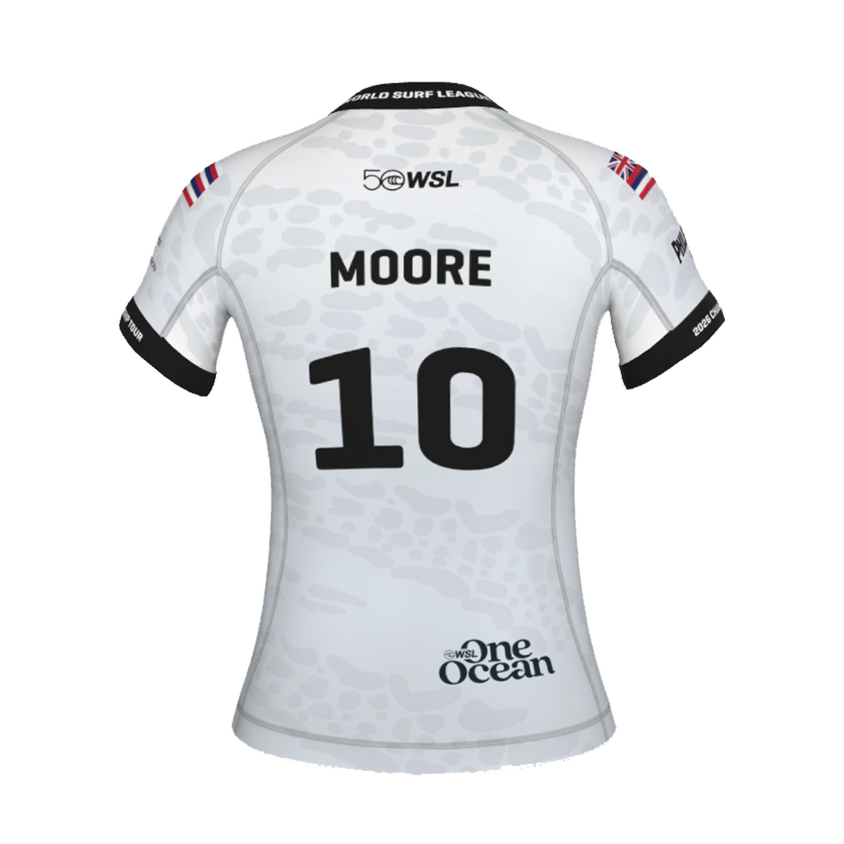 Carissa Moore Official Comp Jersey - 2026 Philippines Pro - White Back