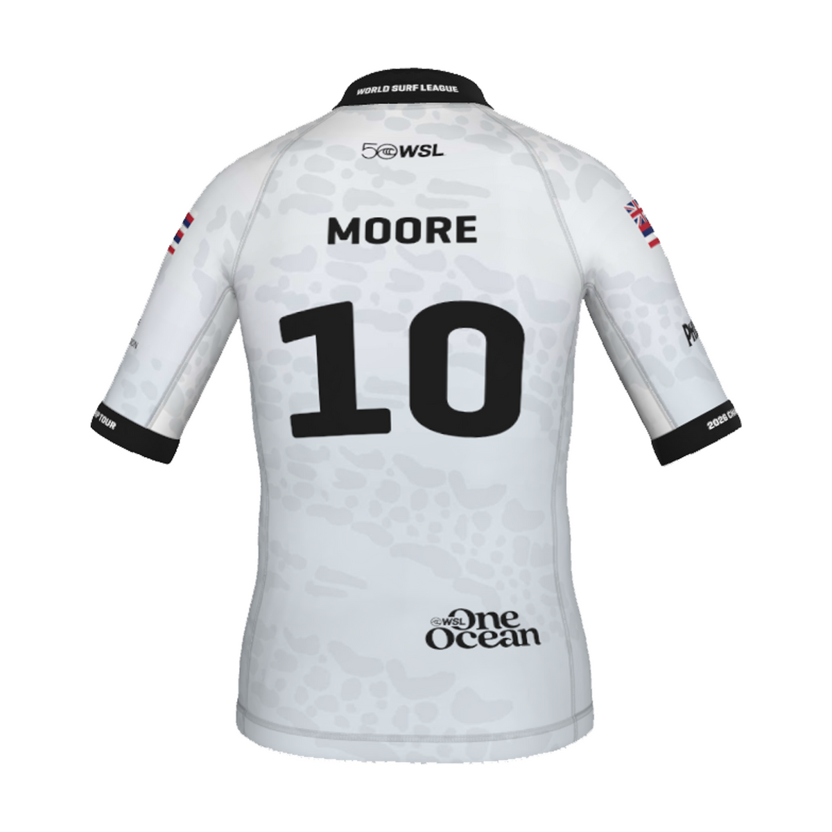 Carissa Moore Official Comp Jersey - 2026 Philippines Pro - Youth - White Back