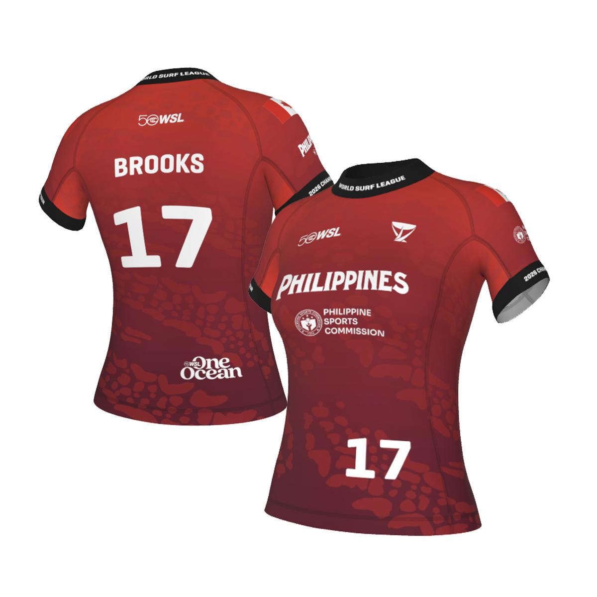Erin Brooks Official Comp Jersey - 2026 Philippines Pro - Red