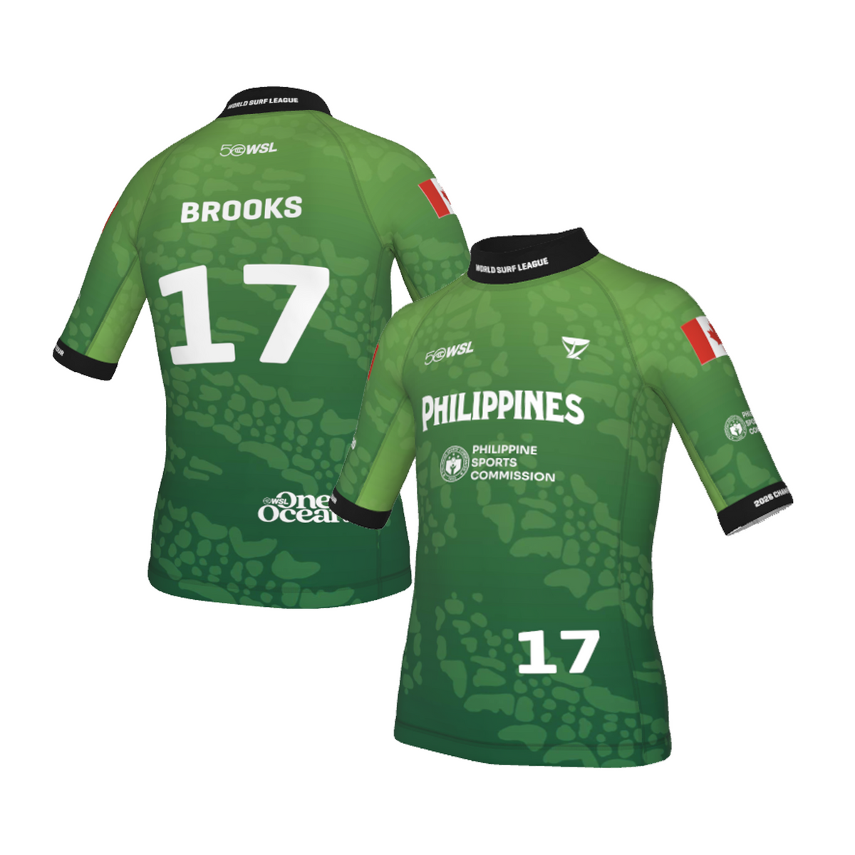 Erin Brooks Official Comp Jersey - 2026 Philippines Pro - Youth - Green