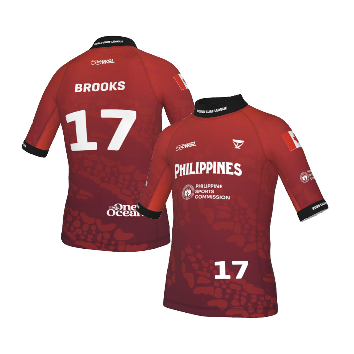 Erin Brooks Official Comp Jersey - 2026 Philippines Pro - Youth - Red
