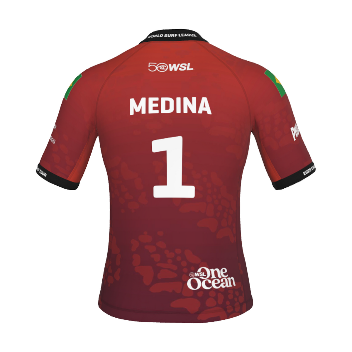 Gabriel Medina Official Comp Jersey - 2026 Philippines Pro - Red Back