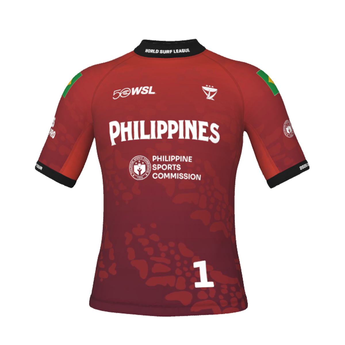 Gabriel Medina Official Comp Jersey - 2026 Philippines Pro - Red Front