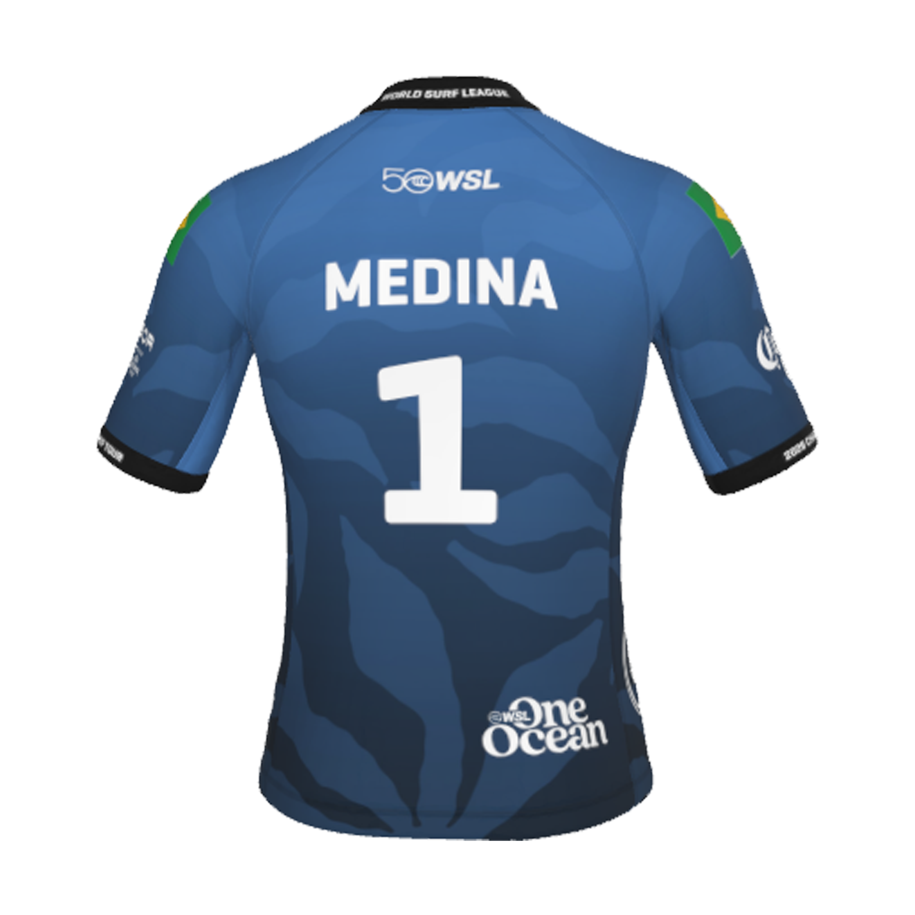 Gabriel Medina Official Jersey 2026 El Salvador Pro - Back View - Blue