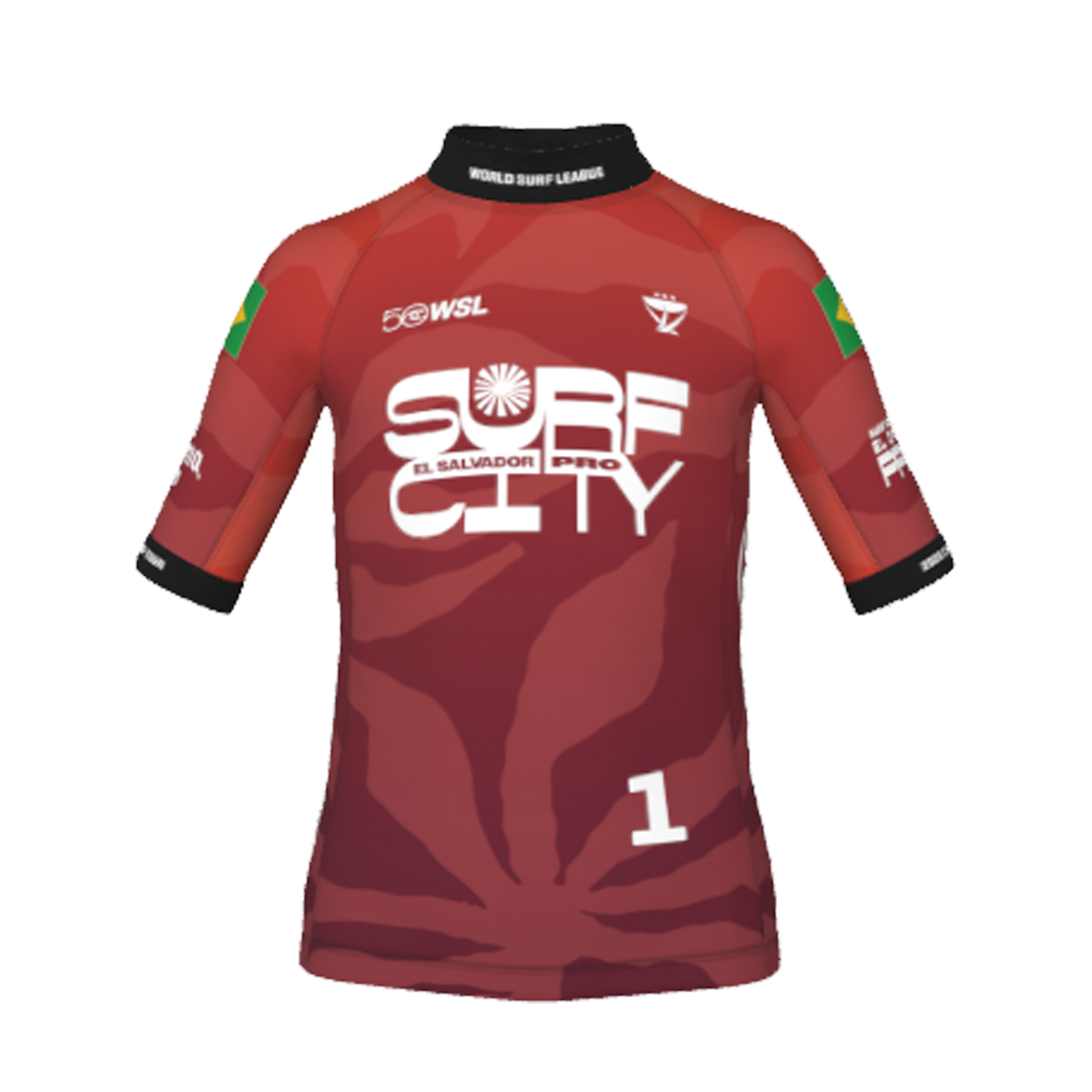 Gabriel Medina Official Jersey 2026 El Salvador Pro Youth - Front View - Red