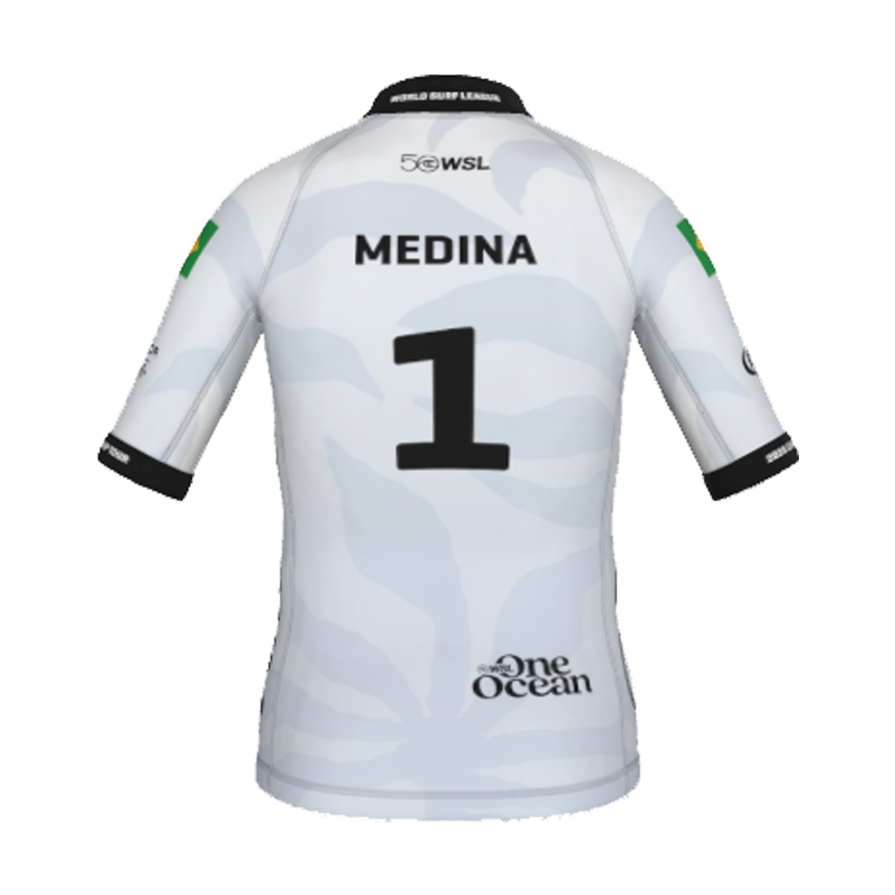 Gabriel Medina Official Jersey 2026 El Salvador Pro Youth - Back View - White