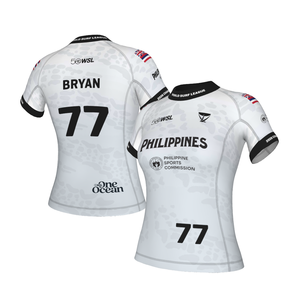 Gabriela Bryan Official Comp Jersey - 2026 Philippines Pro - White