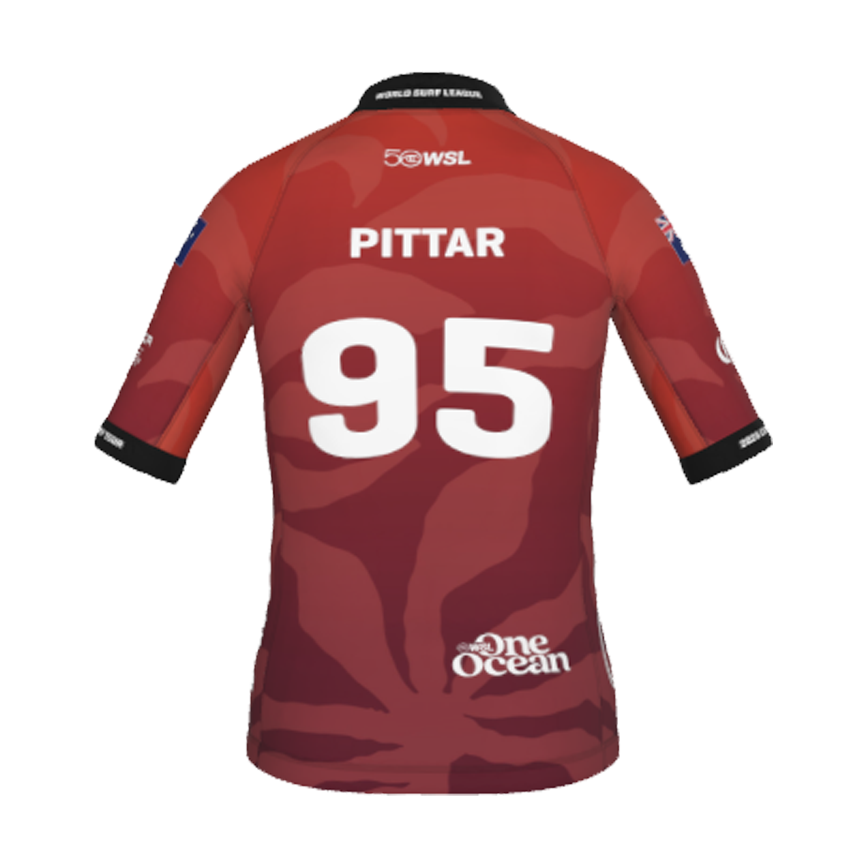 George Pittar Official Jersey 2026 El Salvador Pro Youth - Back View - Red