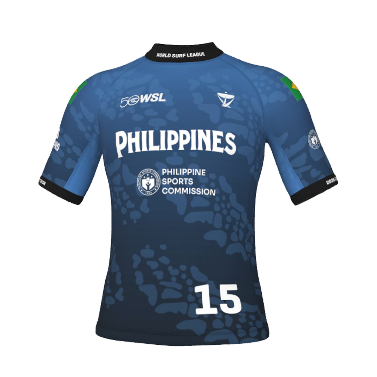Italo Ferreira Official Comp Jersey - 2026 Philippines Pro - Blue Front