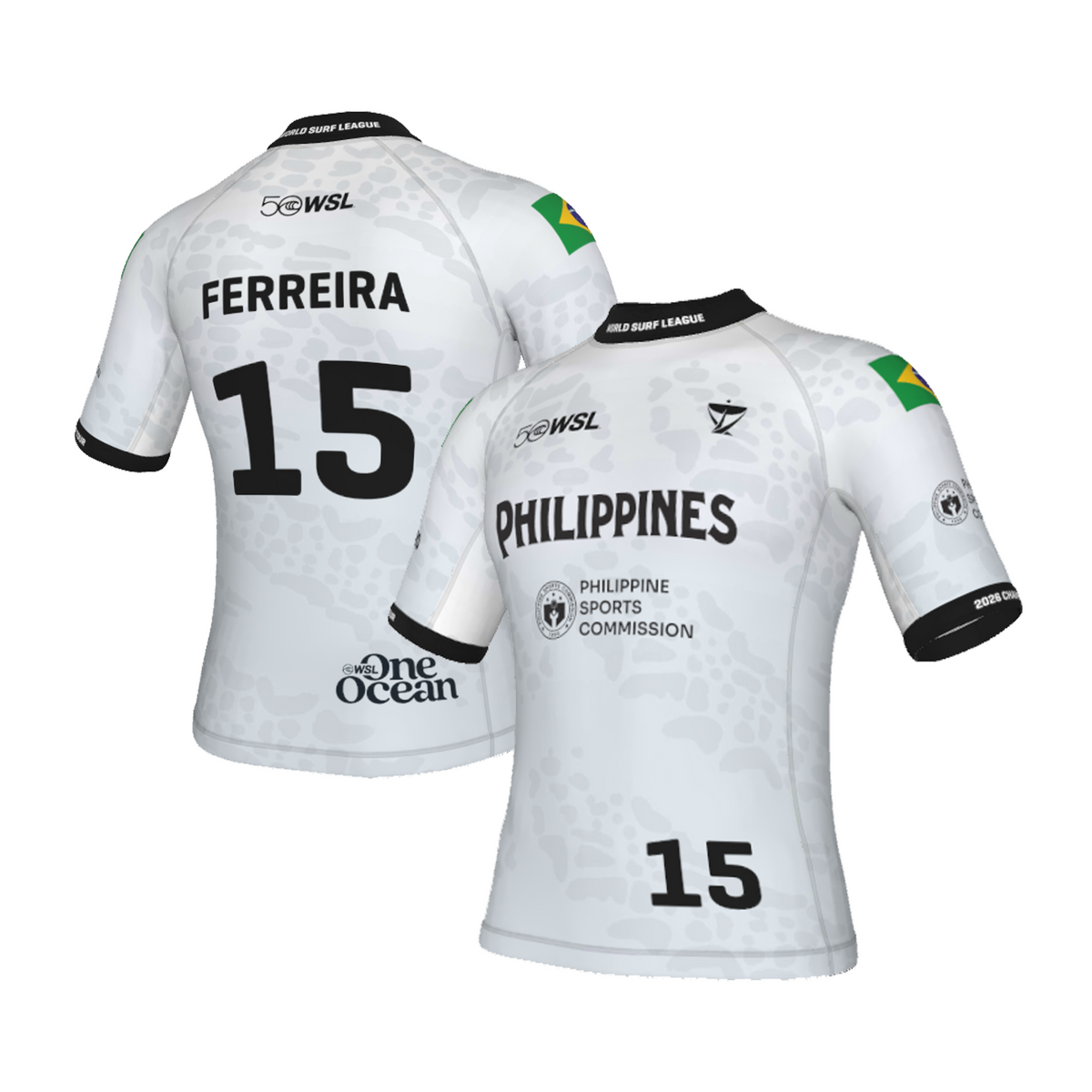 Italo Ferreira Official Comp Jersey - 2026 Philippines Pro - White