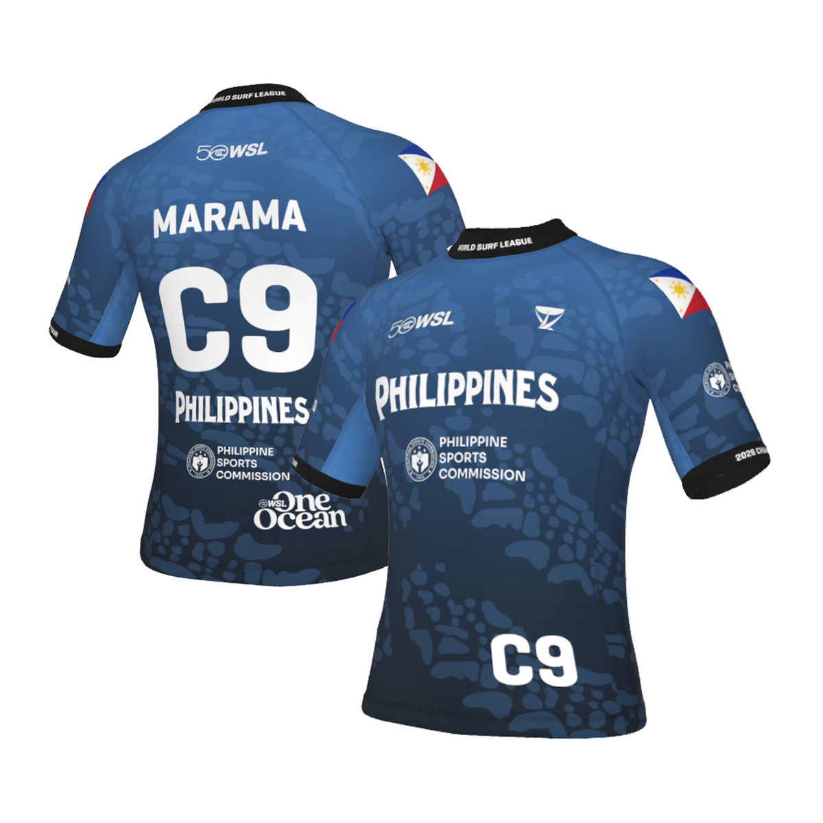John Mark "Marama" Tokong Official Comp Jersey - 2026 Philippines Pro - Blue