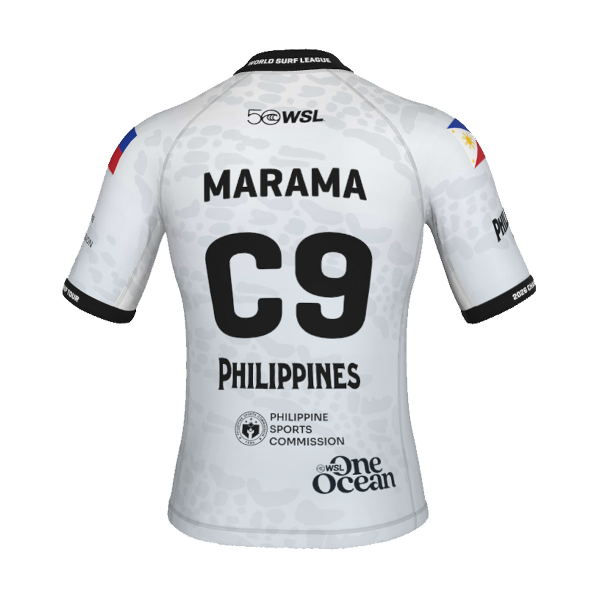 John Mark "Marama" Tokong Official Comp Jersey - 2026 Philippines Pro - White Back