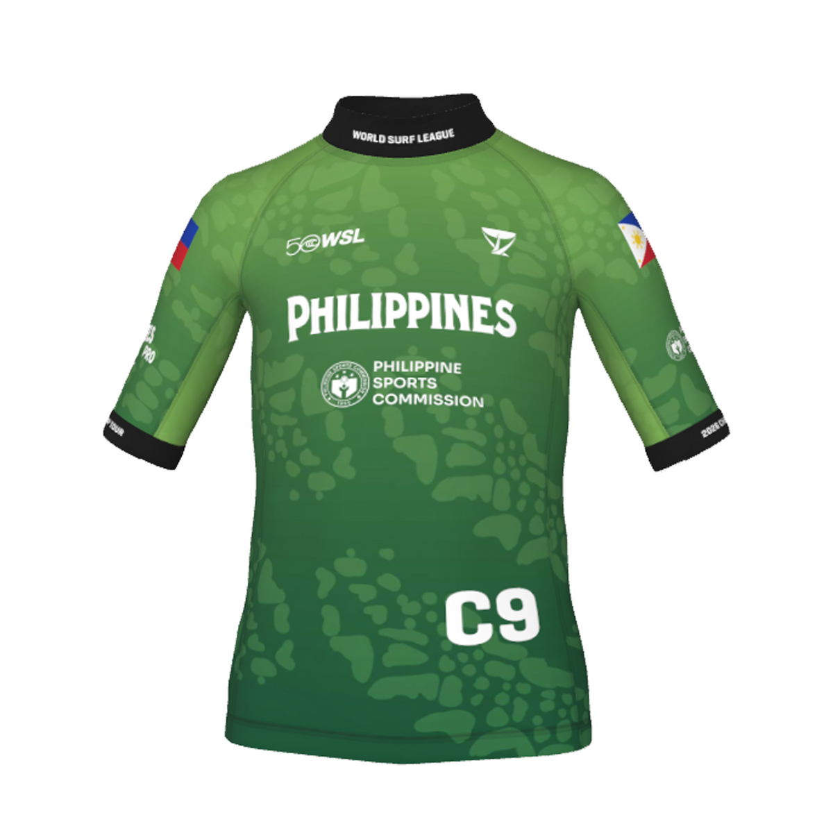John Mark "Marama" Tokong Official Comp Jersey - 2026 Philippines Pro - Youth - Green Front