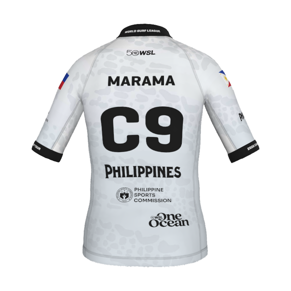John Mark "Marama" Tokong Official Comp Jersey - 2026 Philippines Pro - Youth - White Back