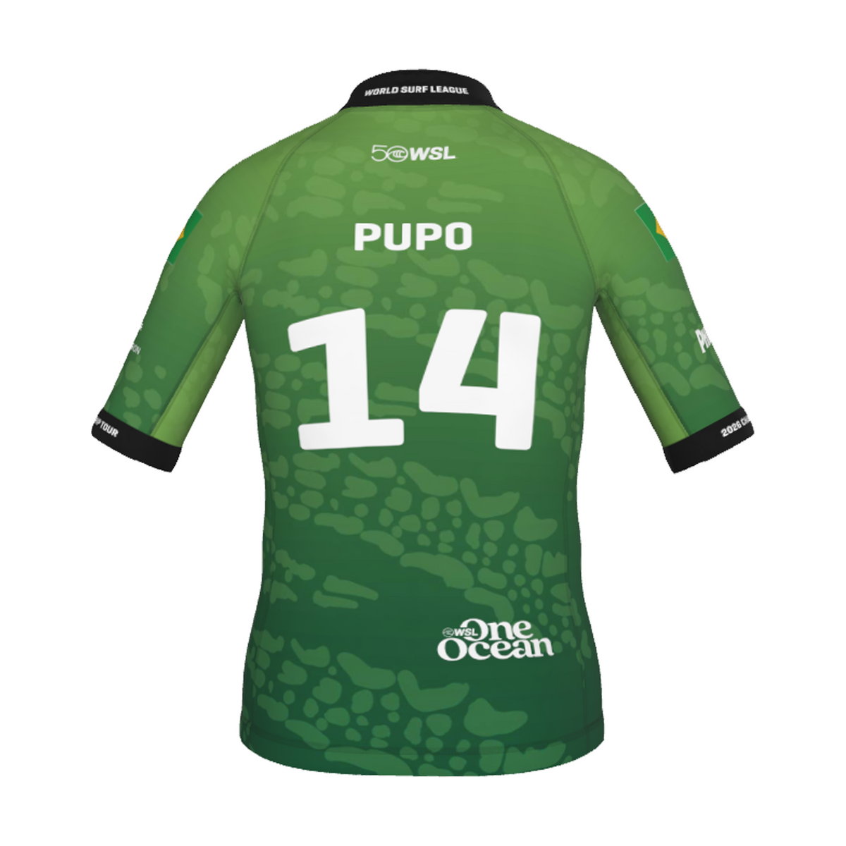 Miguel Pupo Official Comp Jersey - 2026 Philippines Pro - Youth - Green Back