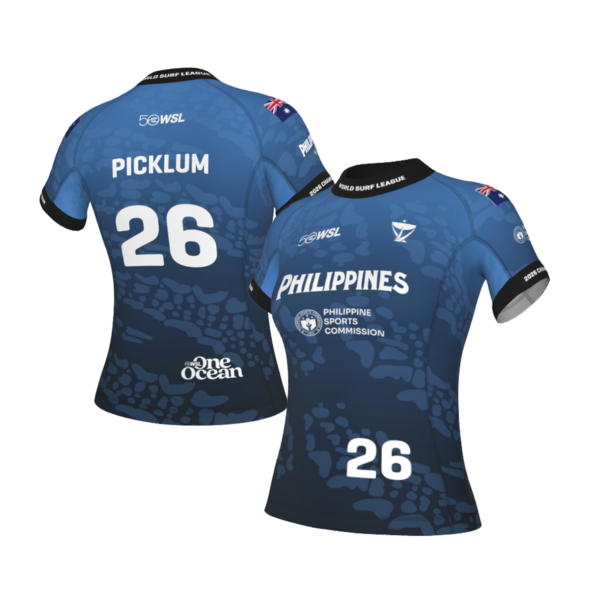 Molly Picklum Official Comp Jersey - 2026 Philippines Pro - Blue
