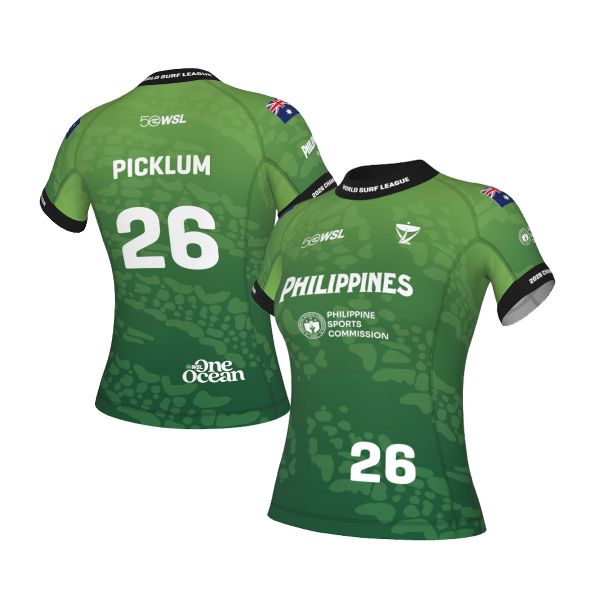 Molly Picklum Official Comp Jersey - 2026 Philippines Pro - Green