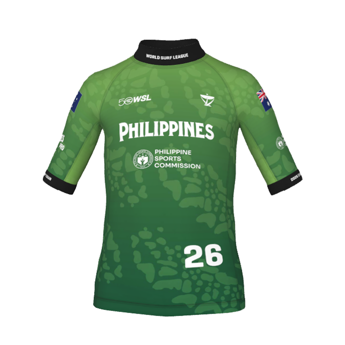 Molly Picklum Official Comp Jersey - 2026 Philippines Pro - Youth - Green Front