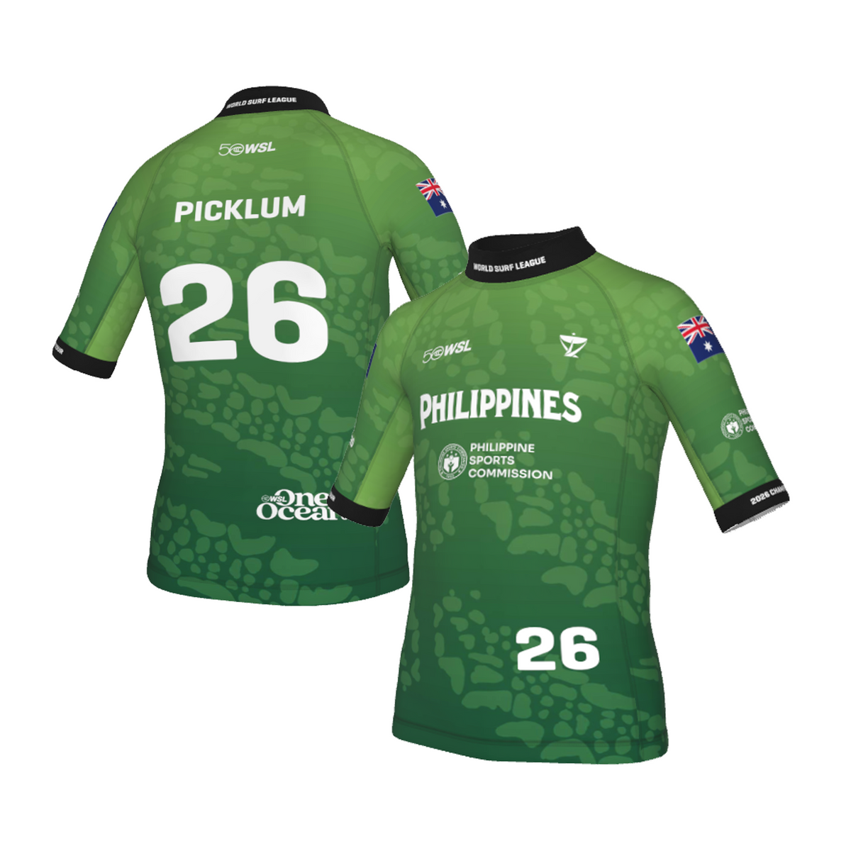 Molly Picklum Official Comp Jersey - 2026 Philippines Pro - Youth - Green