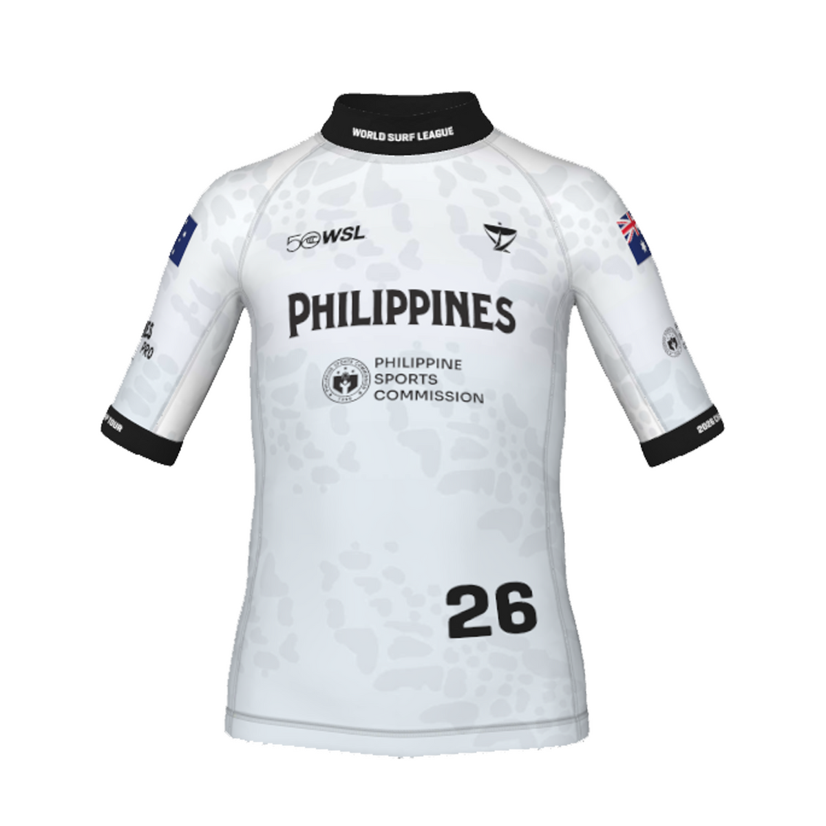 Molly Picklum Official Comp Jersey - 2026 Philippines Pro - Youth - White Front