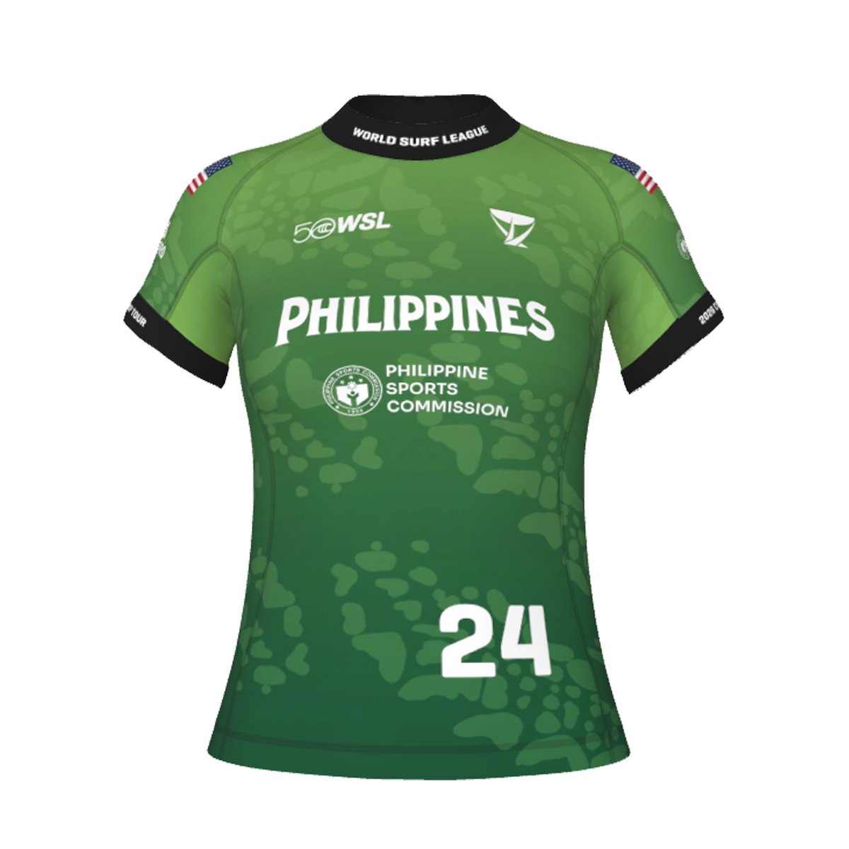 Sawyer Lindblad Official Comp Jersey - 2026 Philippines Pro - Green Front