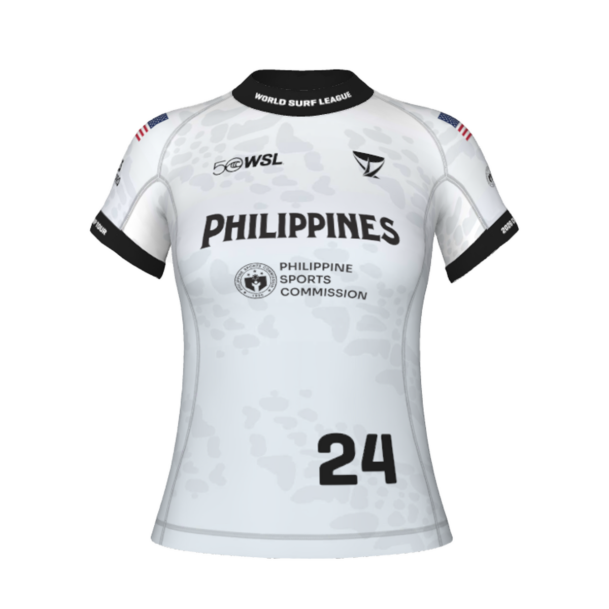 Sawyer Lindblad Official Comp Jersey - 2026 Philippines Pro - White Front
