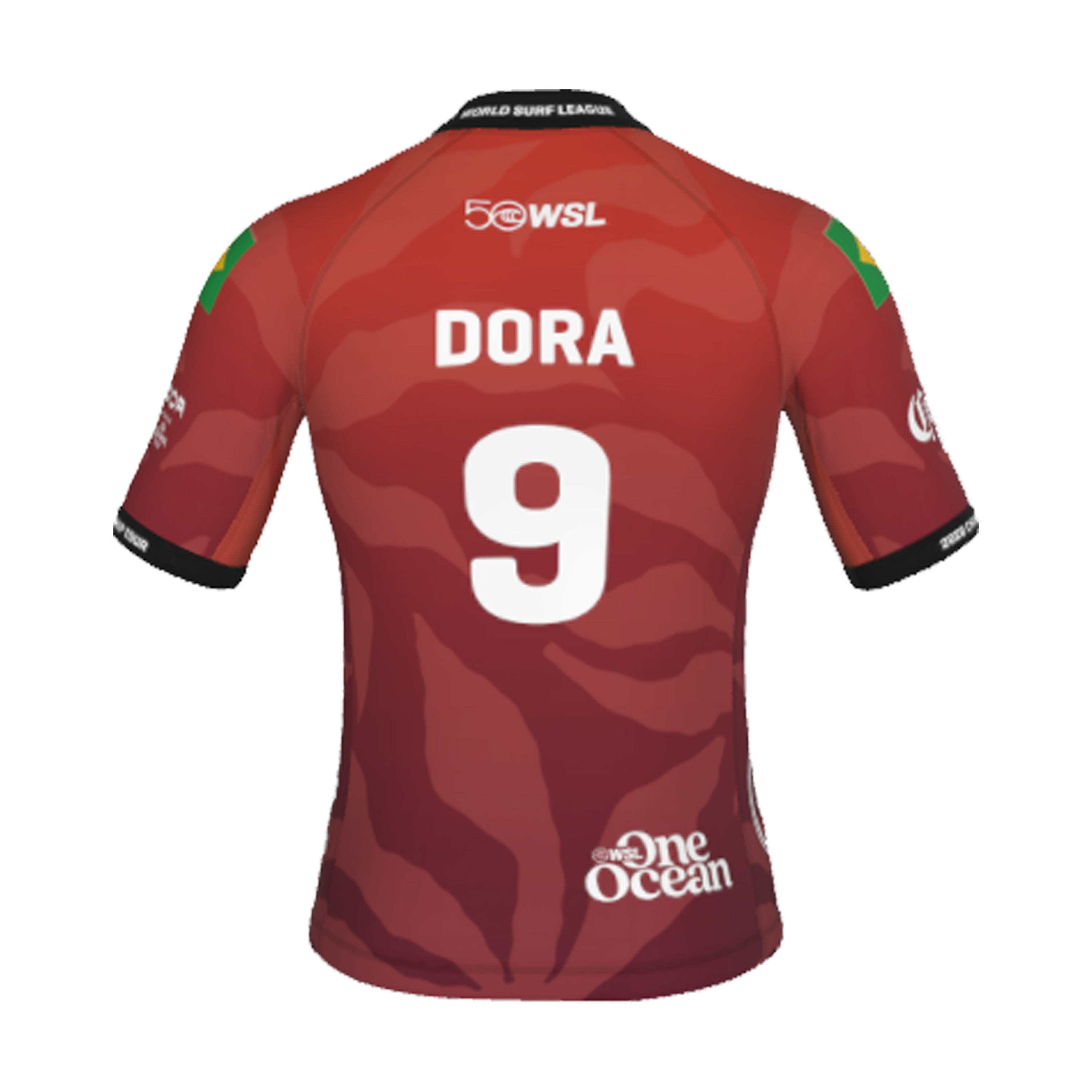 Yago Dora Official Jersey 2026 El Salvador Pro - Back View - Red