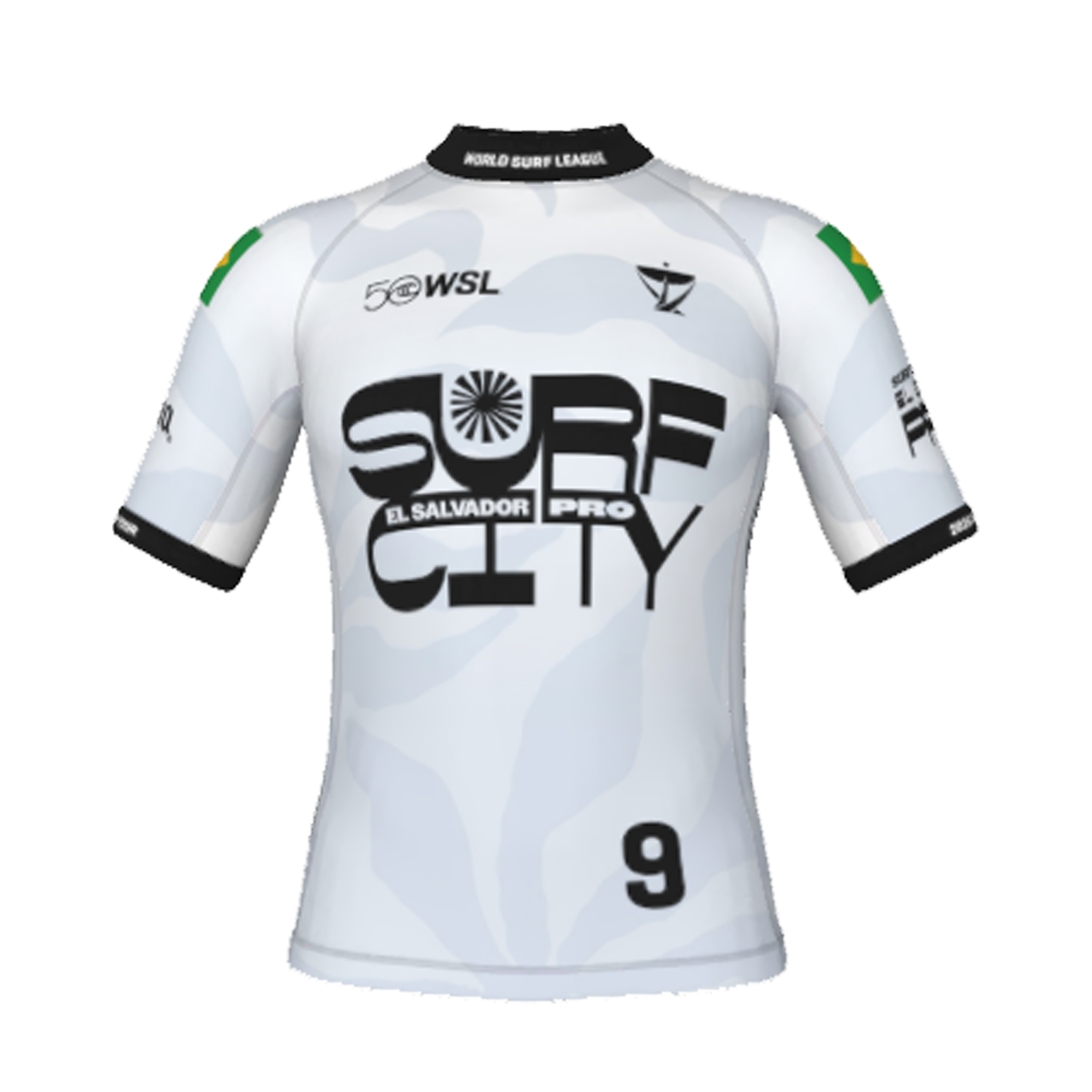 Yago Dora Official Jersey 2026 El Salvador Pro - Front View - White