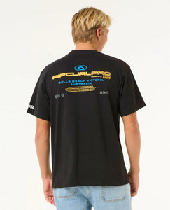 2025 Rip Curl Pro Bells Lock Up Tee (Black)