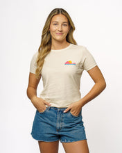 Load image into Gallery viewer, 2025 Lexus US Open of Surfing Women&#39;s Barrel City S/S Tee - Natural
