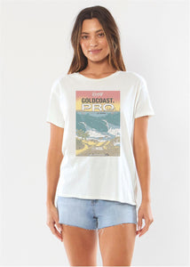 2025 Gold Coast Pro Women's Poster Tee (White)