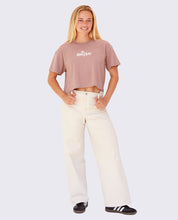Load image into Gallery viewer, 2025 J-Bay Poster Crop Top (Dusty Pink)
