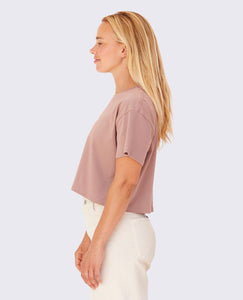 2025 J-Bay Poster Crop Top (Dusty Pink)