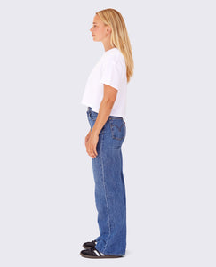 2025 J-Bay Poster Crop Top (White)