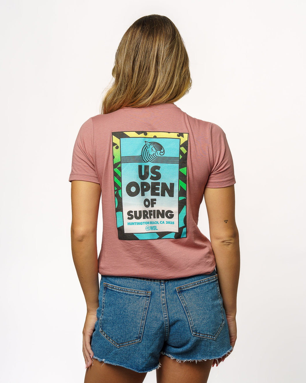 2025 Lexus US Open of Surfing Women's Stained Glass S/S Tee - Mauve