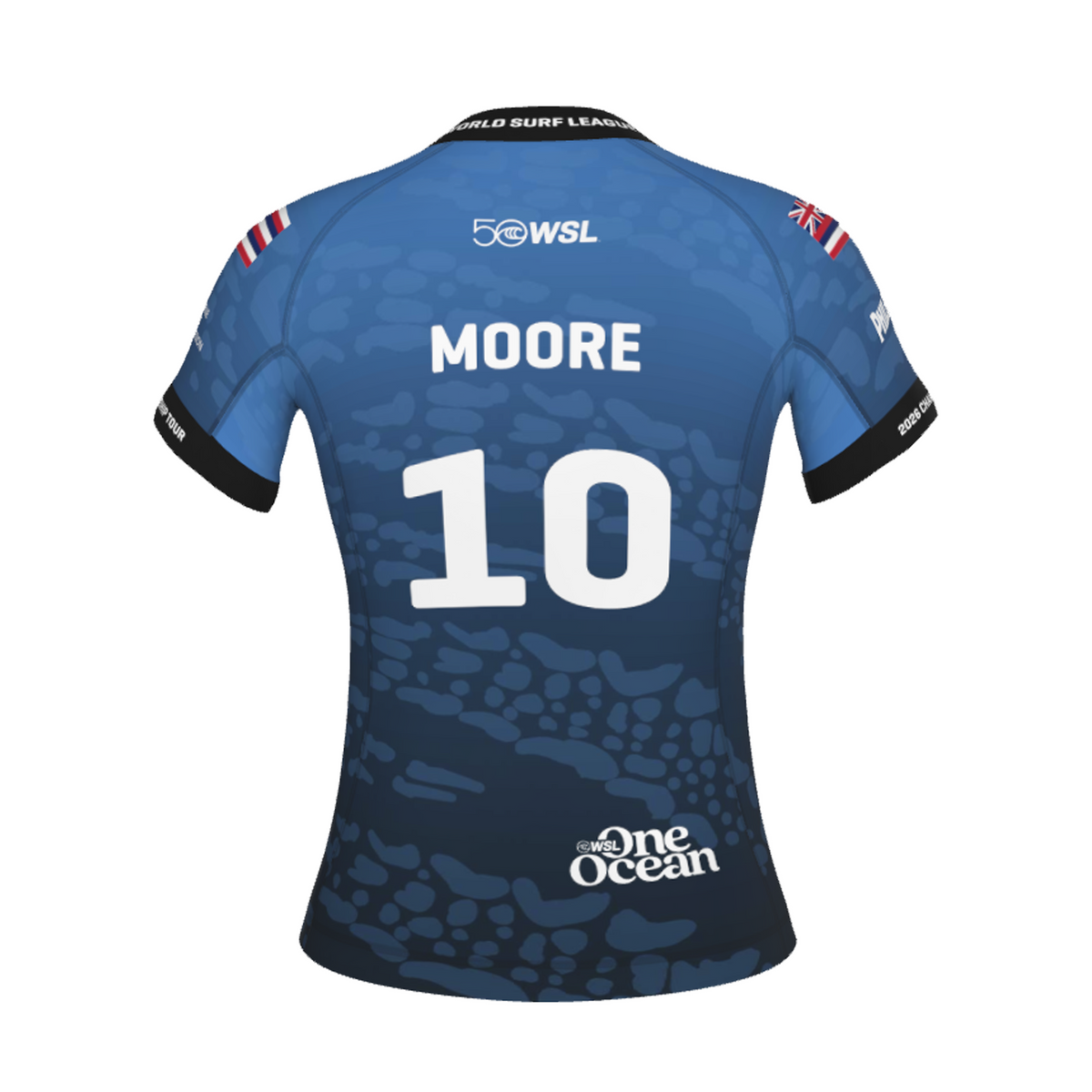 Carissa Moore Official Comp Jersey - 2026 Philippines Pro - Blue Back