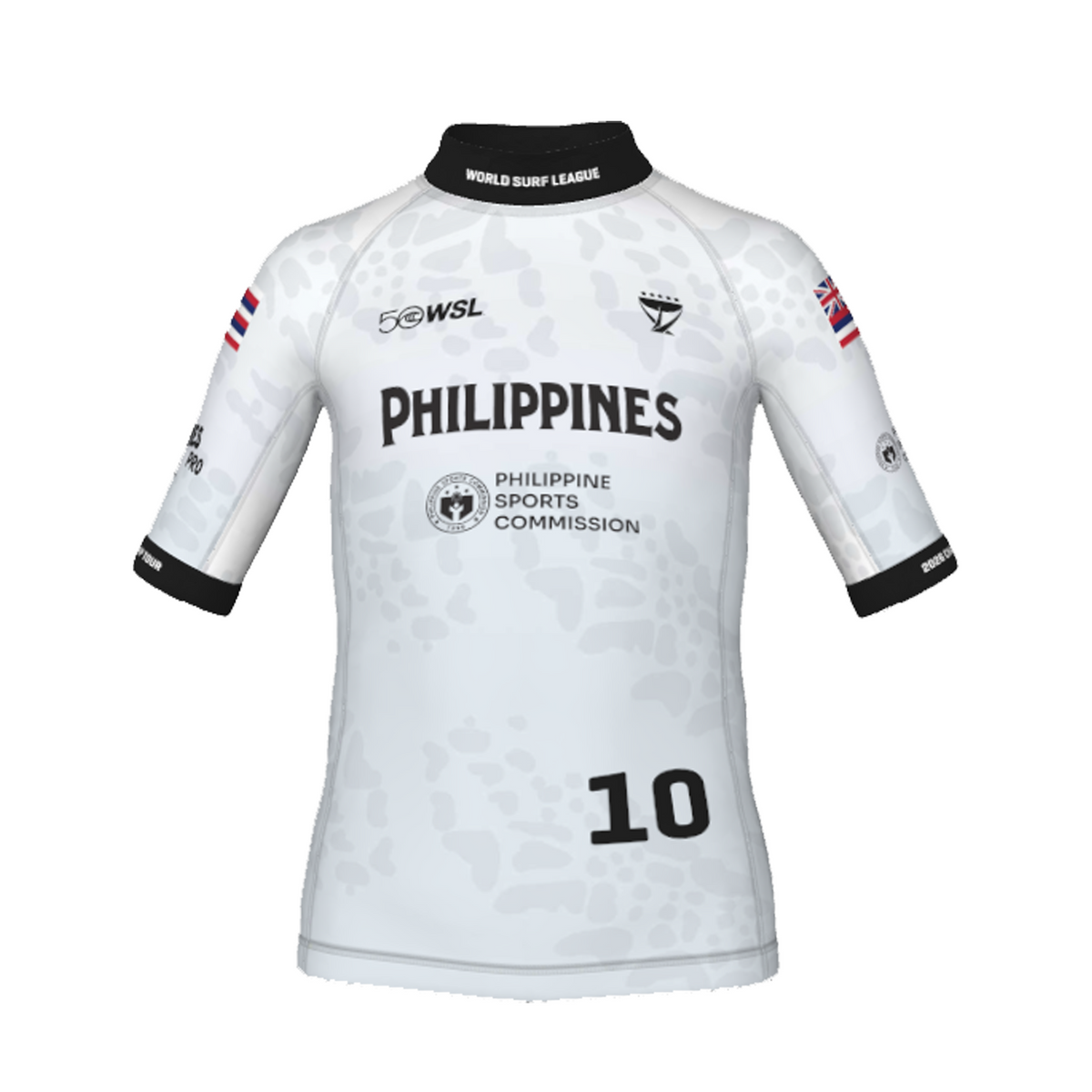 Carissa Moore Official Comp Jersey - 2026 Philippines Pro - Youth - White Front