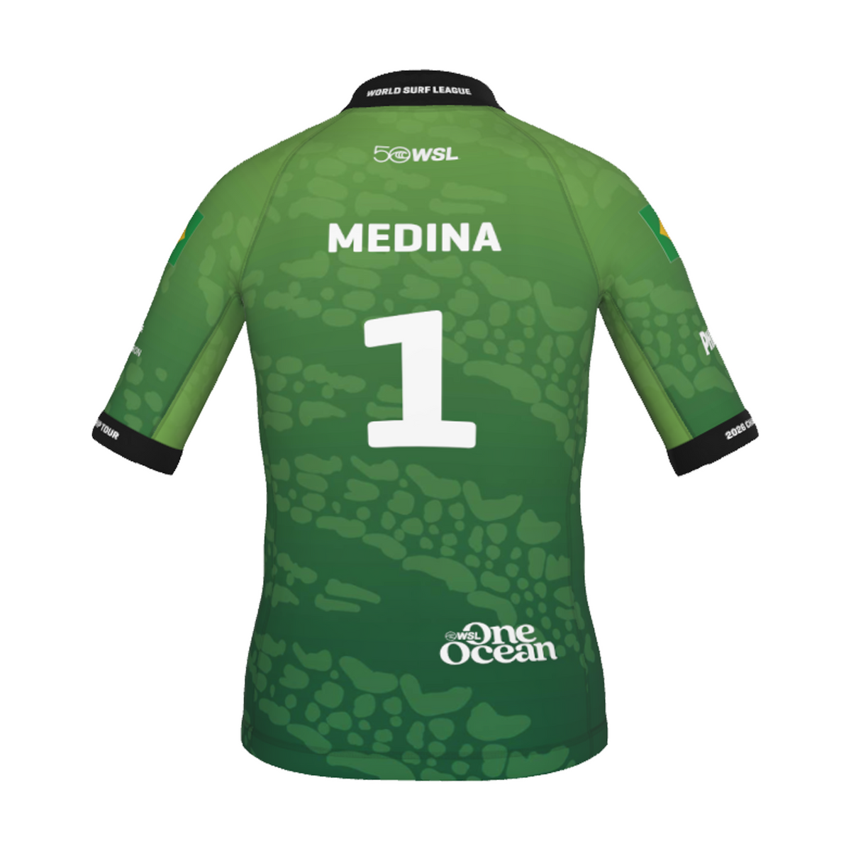 Gabriel Medina Official Comp Jersey - 2026 Philippines Pro - Youth - Green Back