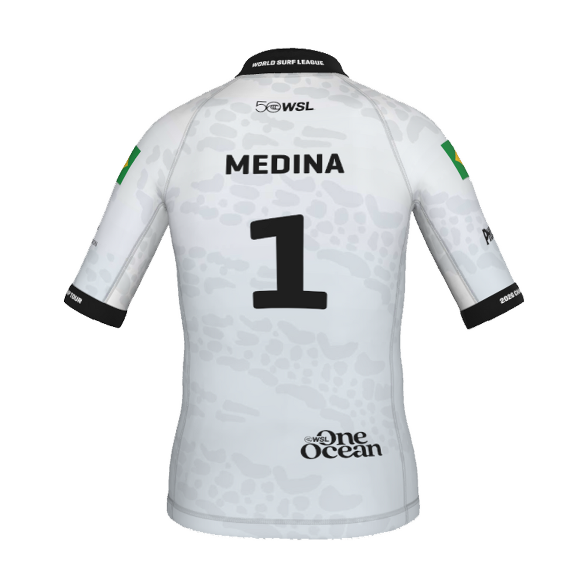 Gabriel Medina Official Comp Jersey - 2026 Philippines Pro - Youth - White Back