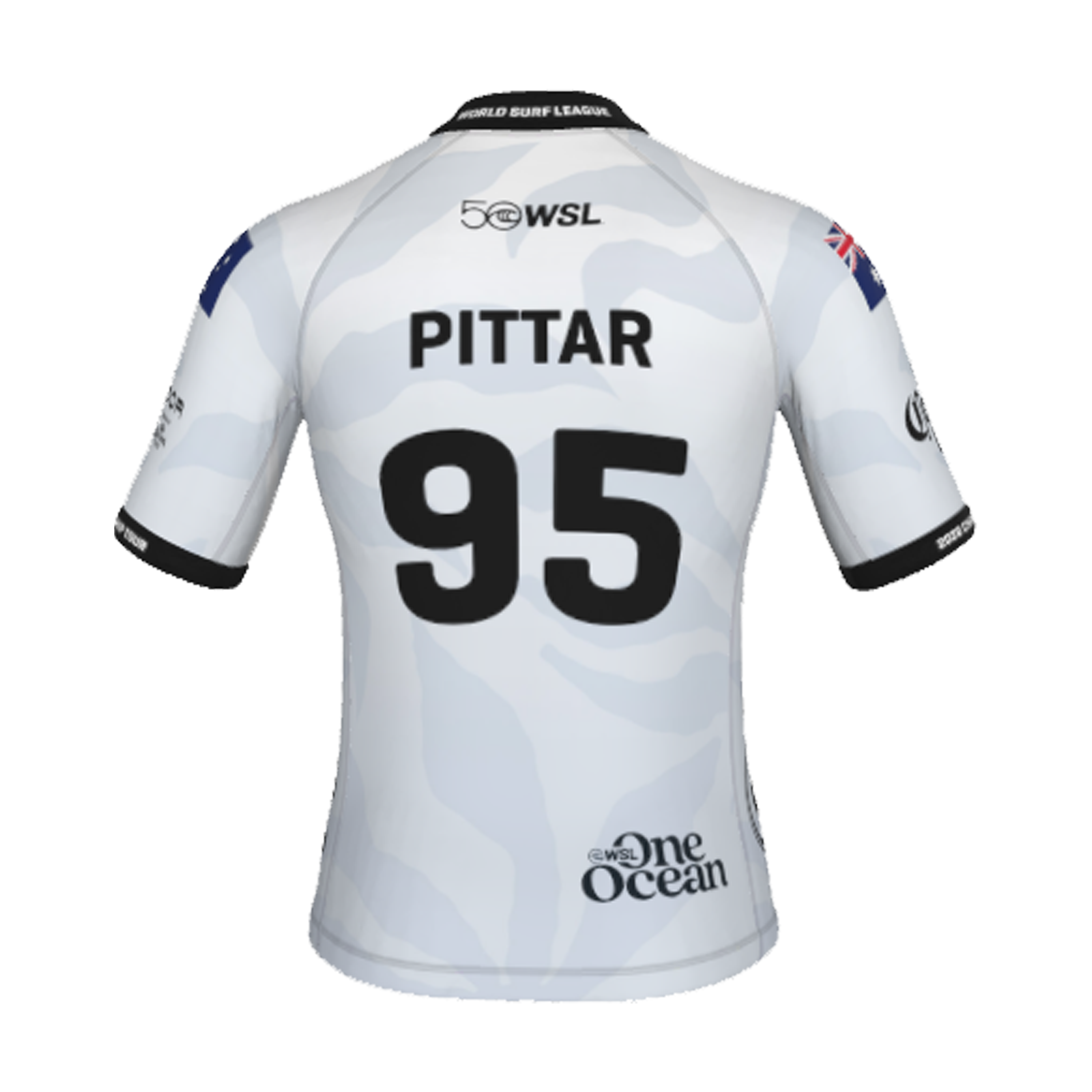 George Pittar Official Jersey 2026 El Salvador Pro - Back View - White