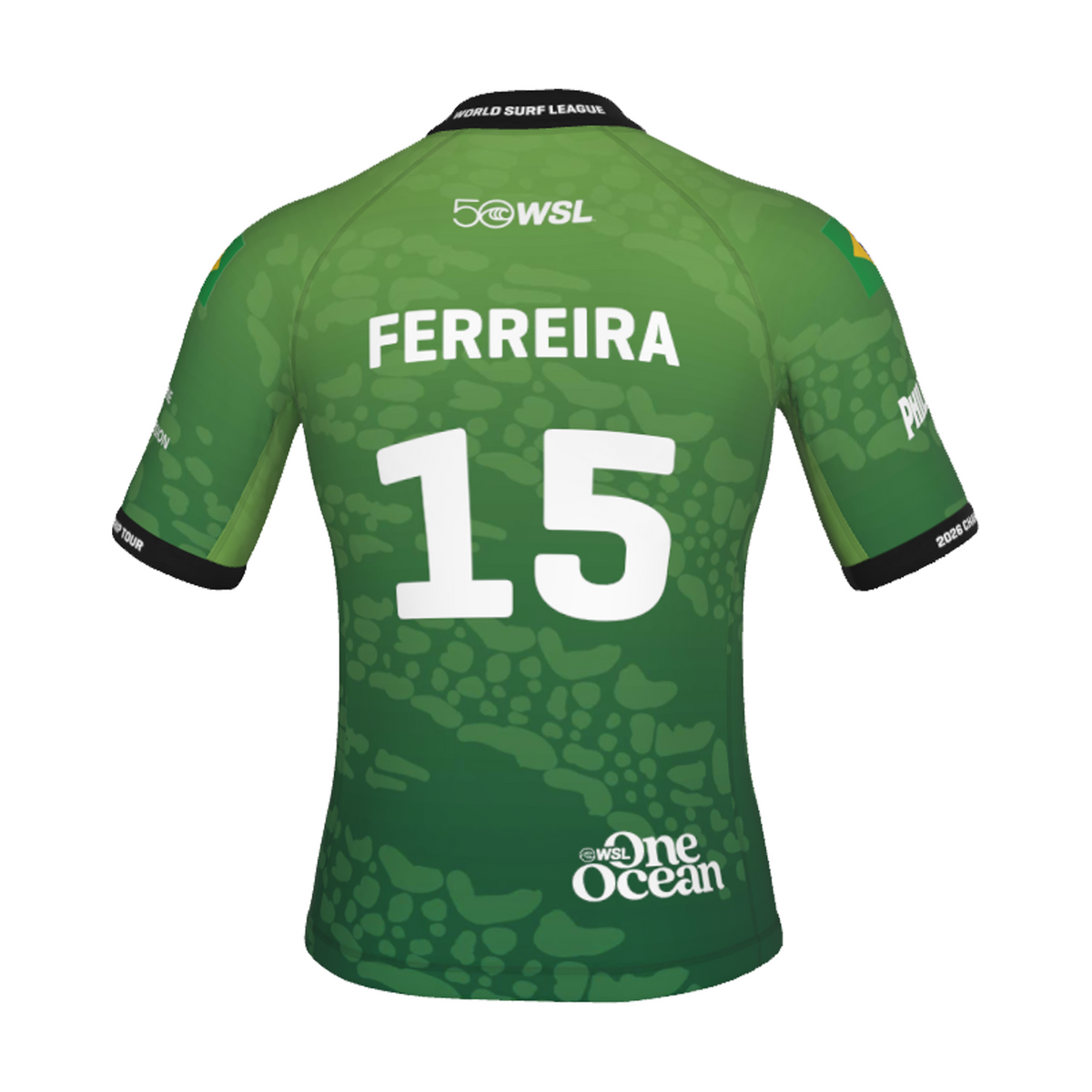 Italo Ferreira Official Comp Jersey - 2026 Philippines Pro - Green Back