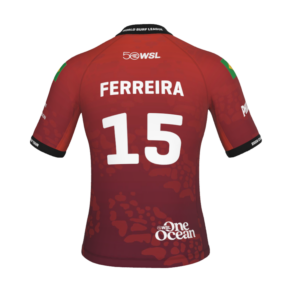 Italo Ferreira Official Comp Jersey - 2026 Philippines Pro - Red Back
