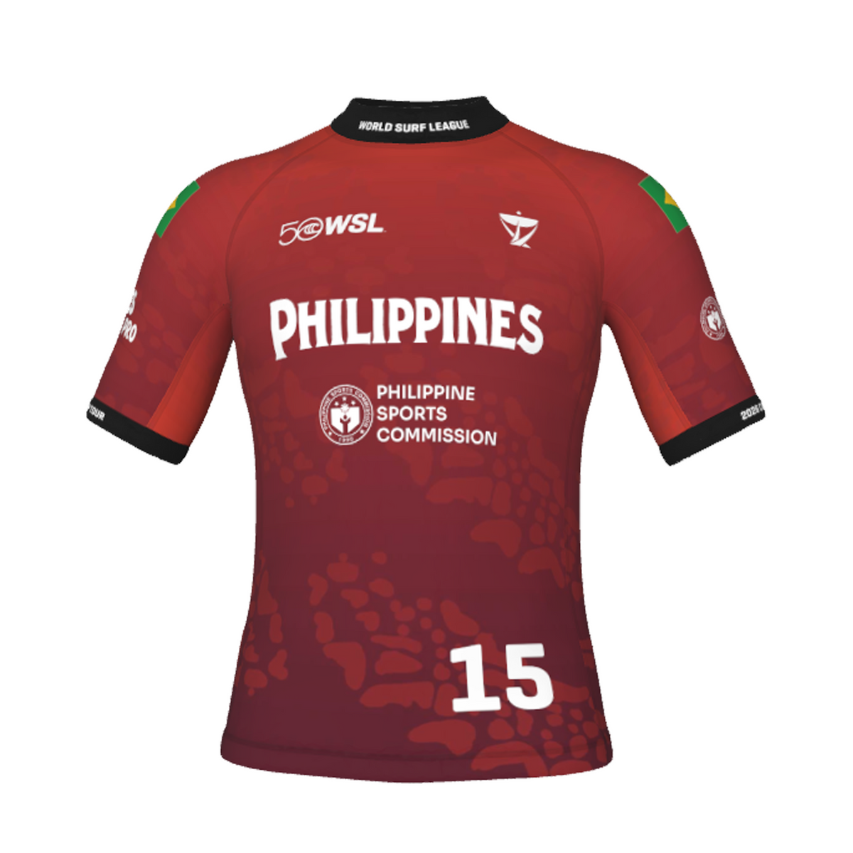 Italo Ferreira Official Comp Jersey - 2026 Philippines Pro - Red Front