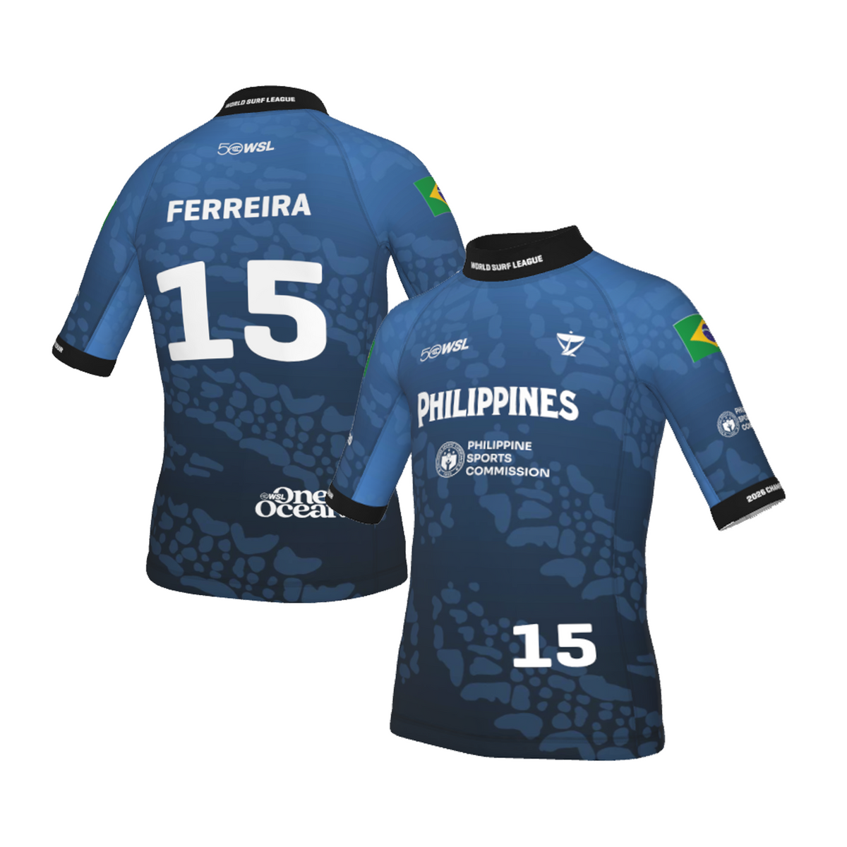 Italo Ferreira Official Comp Jersey - 2026 Philippines Pro - Youth - Blue