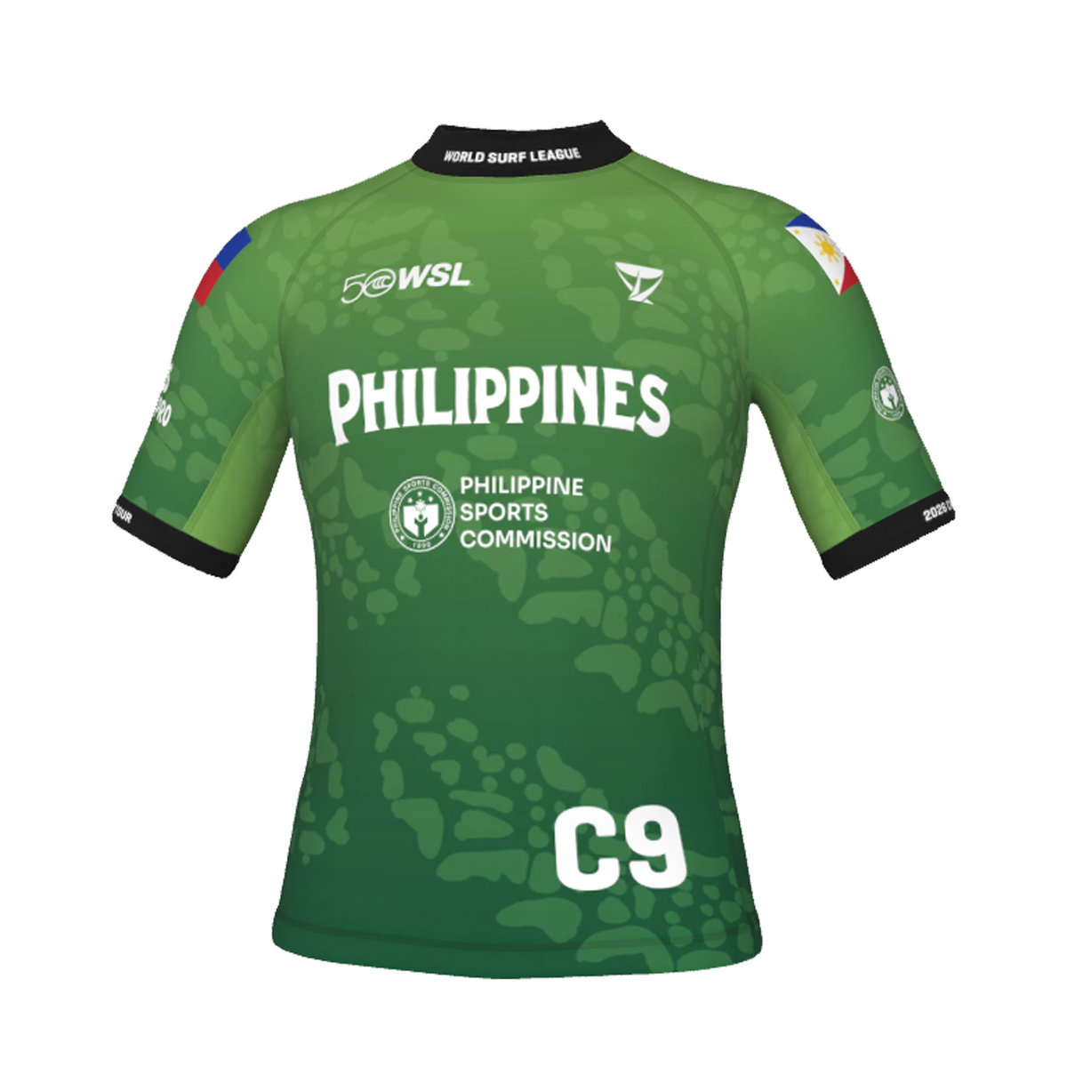 John Mark "Marama" Tokong Official Comp Jersey - 2026 Philippines Pro - Green Front