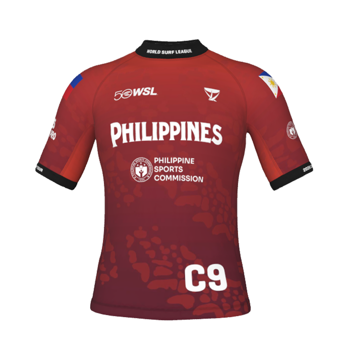 John Mark "Marama" Tokong Official Comp Jersey - 2026 Philippines Pro - Red Front