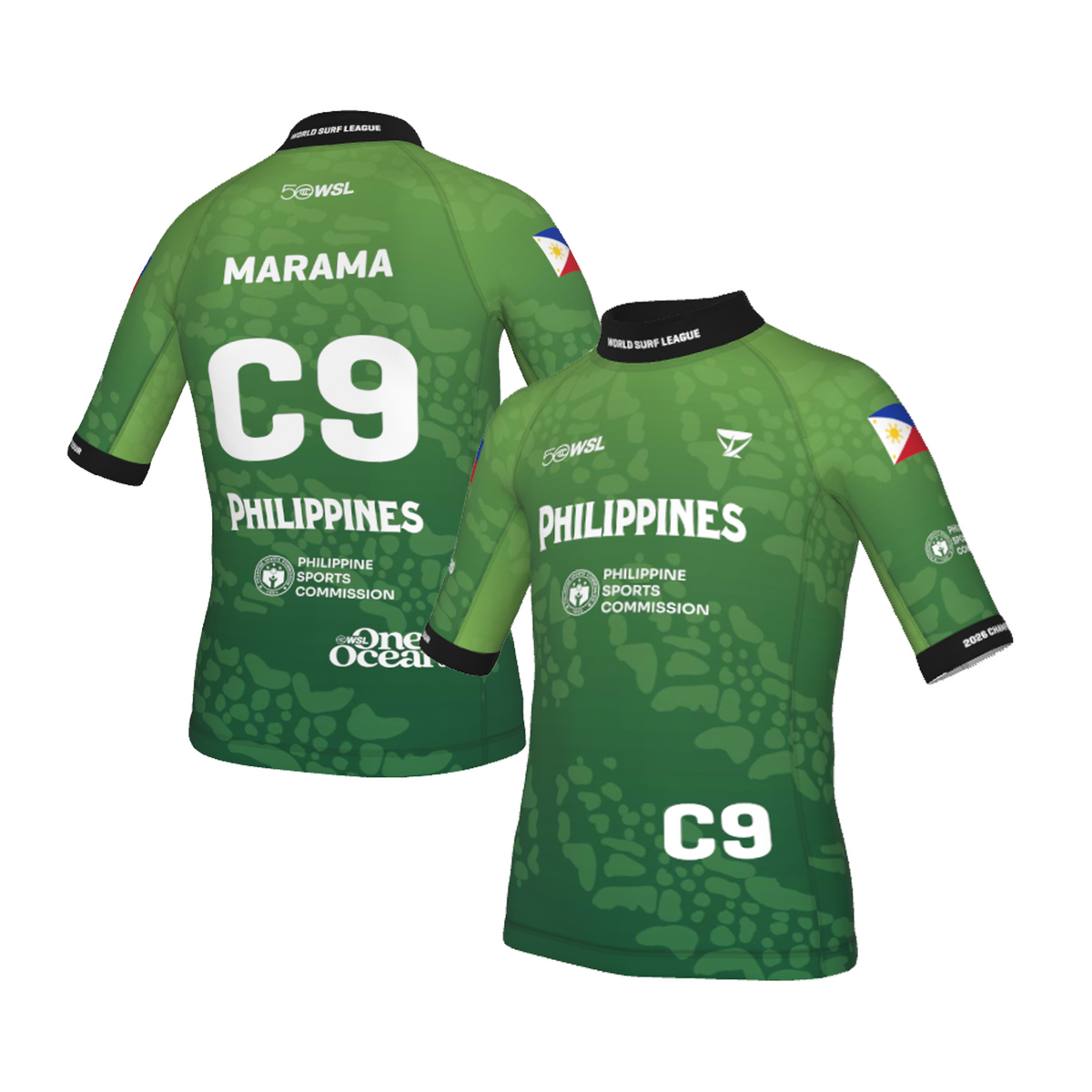 John Mark "Marama" Tokong Official Comp Jersey - 2026 Philippines Pro - Youth - Green