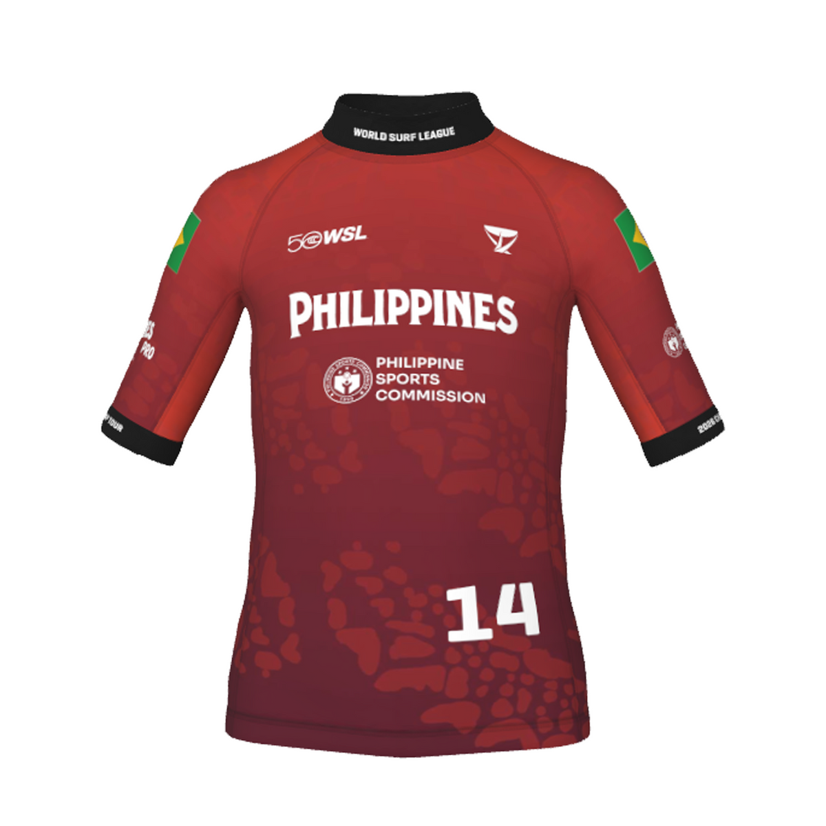 Miguel Pupo Official Comp Jersey - 2026 Philippines Pro - Youth - Red Front