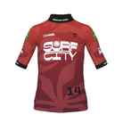 Miguel Pupo Official Jersey - 2026 El Salvador Pro - Youth - Front View - Red