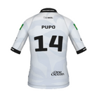 Miguel Pupo Official Jersey - 2026 El Salvador Pro - Youth - Back View - White